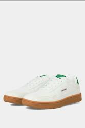 JACK & JONES White & Green Lace Up Trainers