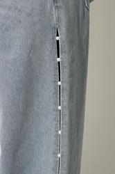 PixieGirl Petite Women's Light Blue Non-Stretch Pearl Detail Jeans | PixieGirl 4