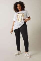 EVANS Plus Size Black Skinny Jeggings | Evans 3