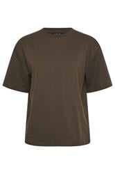 PixieGirl Petite Chocolate Brown Cotton T-Shirt