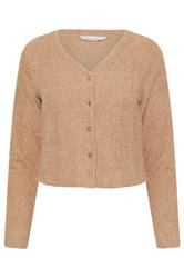PixieGirl Petite Camel Brown Chenille Cardigan