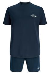 JACK & JONES Big & Tall Navy Blue T-Shirt & Shorts Set
