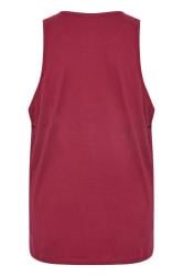 KAM Burgundy Red Plain Vest | BadRhino 2