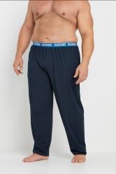 BadRhino Big & Tall 2 PACK Navy Blue Lounge Trousers | BadRhino 1
