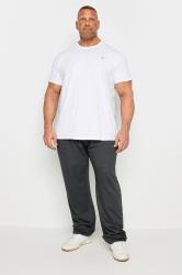 D555 Big & Tall Grey 'Rory' Fleece Jogger | BadRhino 1