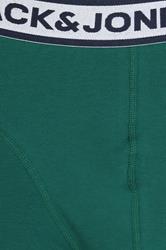JACK & JONES Big & Tall 5 PACK Black & Green Boxers | BadRhino 7