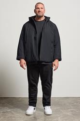 JACK & JONES Big & Tall Black Transitional Jacket | BadRhino 1