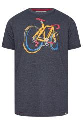 D555 Big & Tall Abstract Bicycle Graphic Print T-Shirt | BadRhino 2