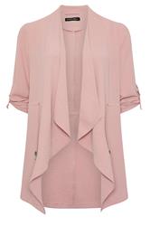 EVANS Curve Pink Lightweight Waterfall Jacket