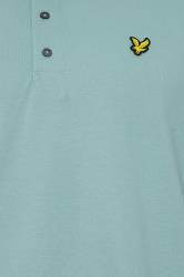 LYLE & SCOTT Big & Tall Light Blue Short Sleeve Polo Shirt | BadRhino 1