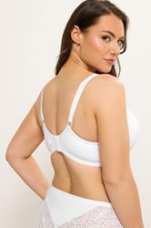 YOURSET 2 PACK Plus Size White & Black Soft Touch Moulded Underwired T-Shirt Bras | Yours Clothing 6
