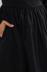 YOURS Plus Size Black Mixed Rib Midi Dress | Yours Clothing 5