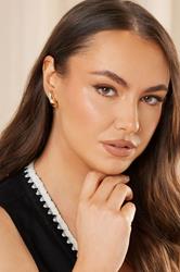 YOURSET 3 PACK Gold Tone Teardrop Earring Set | Yours Clothing 2