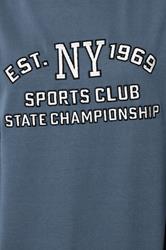 LTS Tall Blue 'NY 1969' Slogan Sweatshirt | Long Tall Sally 5