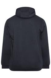 BadRhino Big & Tall Navy Blue Front Pocket Hoodie | BadRhino 6