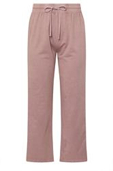 YOURS Plus Size Pink Acid Wash Wide Leg Joggers | Yours Clothing 6