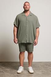 JACK & JONES Big & Tall Light Blue Resort Shirt | BadRhino 1