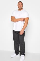 KAM Charcoal Grey Basic Joggers | BadRhino 1