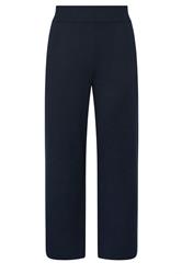 EVANS Plus Size Navy Blue Luxury Knitted Trousers | Evans 6