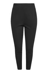 Plus Size Black Tapered Trousers | Yours Clothing 7