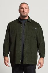 JACK & JONES Big & Tall Rosin Green Corduroy Overshirt | BadRhino 3