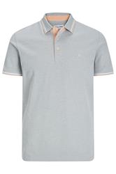 JACK & JONES Big & Tall Light Grey Paulos Polo Shirt