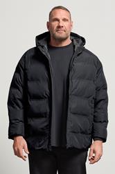 JACK & JONES Big & Tall Black Puffer Jacket | BadRhino 3