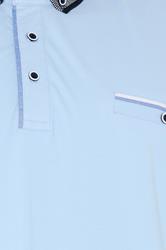 BadRhino Big & Tall Blue Chambray Pocket Polo Shirt | BadRhino 9