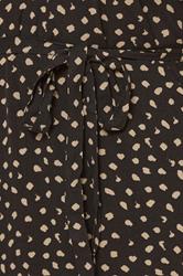 LTS Tall Women's Black Spot Print Maxi Dress | Long Tall Sally 4