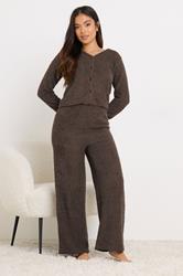PixieGirl Petite Women's Chocolate Brown Chenille Cardigan | PixieGirl 2