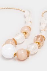 Gold Tone Beaded Statement Necklace | Yours Clothing 2