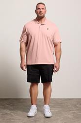 LYLE & SCOTT Big & Tall Grapefruit Pink Core Polo Shirt | BadRhino 1