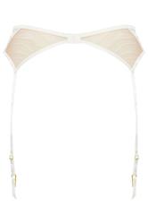 PLAYFUL PROMISES White Ramona Suspender Belt | Yours Clothing 5