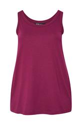 YOURS Plus Size 3 PACK Dark Pink Core T-Shirt Essentials Set | Yours Clothing 11