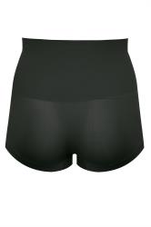 Plus Size Black Seamless Control High Waisted Shorts | Yours Clothing 4