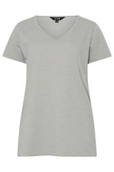 LTS Tall 2 Pack Pink & Grey Cotton V-Neck T-Shirts | Long Tall Sally  8
