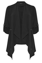 EVANS Curve Black Lightweight Waterfall Jacket