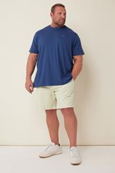 BadRhino Big & Tall 2 PACK Stone Brown & Navy Blue Stretch Chino Shorts | BadRhino 4