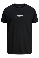 JACK & JONES Big & Tall Black Tiger Graphic T-Shirt