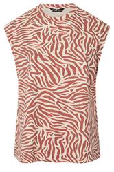 YOURS Curve Orange Zebra Print Oversized Boxy Vest Top