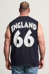 BadRhino Big & Tall Navy Blue England '66 Vest | BadRhino 2