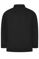 BadRhino Big & Tall Black Premium Crew Neck Sweatshirt