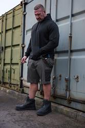 BadRhino Big & Tall Black Workwear Cargo Shorts | BadRhino 3