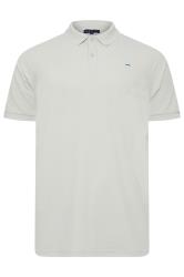 BadRhino Golf Big & Tall Grey Pique Polo Shirt
