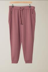 EVANS Curve Pink Luxe Zip Pocket Joggers