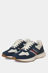 JACK & JONES Red & Navy Blue Side Panel Trainers