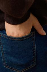 EVANS Plus Size Curve Fit Indigo Straight Leg Jeans 4