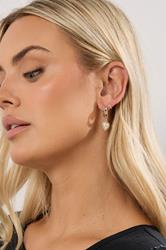 YOURSET 3 PACK Gold Tone Diamante Hoop Set | Yours Clothing 2