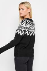 PixieGirl Black Fairisle Roll Neck Jumper | PixieGirl  4