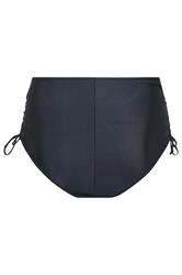 YOURS Plus Size Navy Blue Super High Waisted Tummy Control Bikini Briefs | Yours Clothing 7